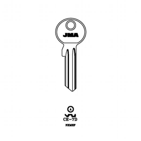 10 x CES Schlüsselrohlinge JMA CE-7D, Börkey 201K, Errebi CE5D